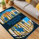 stranger things movie carpet area rug home decor living room gift for fans gift for son st18