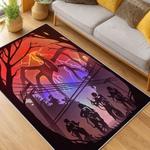 stranger things movie carpet area rug home decor living room gift for fans gift for son st19