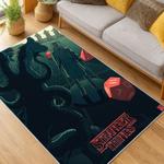 stranger things movie carpet area rug home decor living room gift for fans gift for son st191