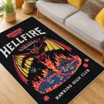 stranger things movie carpet area rug home decor living room gift for fans gift for son st2