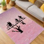 stranger things movie carpet area rug home decor living room gift for fans gift for son st201