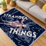 stranger things movie carpet area rug home decor living room gift for fans gift for son st202