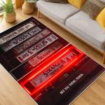 stranger things movie carpet area rug home decor living room gift for fans gift for son st22