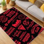 stranger things movie carpet area rug home decor living room gift for fans gift for son st223