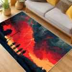 stranger things movie carpet area rug home decor living room gift for fans gift for son st227