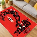 stranger things movie carpet area rug home decor living room gift for fans gift for son st235