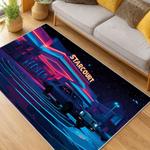 stranger things movie carpet area rug home decor living room gift for fans gift for son st3