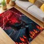 stranger things movie carpet area rug home decor living room gift for fans gift for son st35