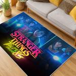 stranger things movie carpet area rug home decor living room gift for fans gift for son st37