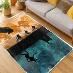 stranger things movie carpet area rug home decor living room gift for fans gift for son st41