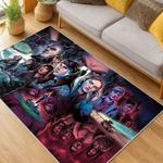 stranger things movie carpet area rug home decor living room gift for fans gift for son st55