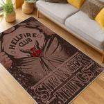 stranger things movie carpet area rug home decor living room gift for fans gift for son st60