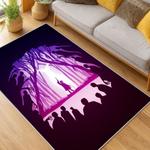 stranger things movie carpet area rug home decor living room gift for fans gift for son st65