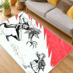 stranger things movie carpet area rug home decor living room gift for fans gift for son st91