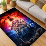 stranger things movie carpet area rug home decor living room gift for fans gift for son st96