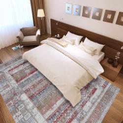 textured pattern slub with multicolor carpet area rug home decor gift idea bedroom