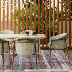 textured pattern slub with multicolor carpet area rug home decor gift idea kitchen