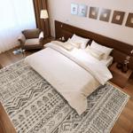 vertical tribal stripe rug primitive ethnic pattern bohemian textured carpet for hallwaybedroom bedroom