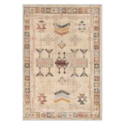 warm earth tone tribal rug ethnic southwestern kilim pattern cozy boho decor area rug