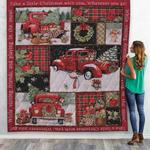3d red truck christmas tree custom quilt d2381905