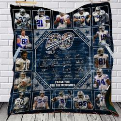 60 Years Of Dallas Cowboys Quilt Blanket Bs1098