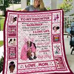 a letter to daughter from black mom quilt blanket bs296 d2322153