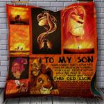 a letter to my son lion quilt blanket a188 d2322137