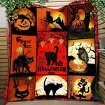 a little black cat goes with everything halloween kl2409003cl quilt blanket d2318264