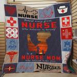 a nurse mom who belive in her first quilt blanket great customized gifts for birthday christmas