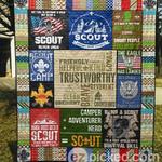 a real scout knows what counts quilt blanket aa22 quilt d2322445