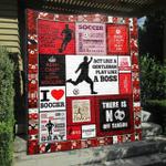 act like gentleman soccer men quilt blanket vh09 quilt d2322440