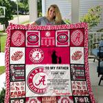 alabama crimson tide to my father love your daughter quilt d2387158