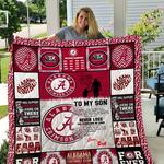 alabama crimson tide to my son love dad quilt d2386860