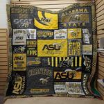 alabama state university hornets logo for fans quilt blanket d2316786