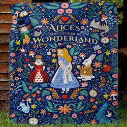 Alice In Wonderland TDHC110902 Quilt Blanket