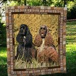american cocker spaniel friend cl10100014mdq quilt blanket d2380440