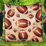 american football ball design pattern dhcdhc dt1910 quilt blanket d2315421