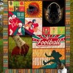 american football d8007 quilt blanket d2356054
