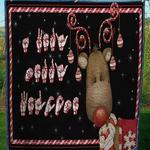 american sign language asl reindeer christmas quilt yy1547 fuct0809 d2387363