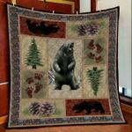 angry bear forest kl2409057cl quilt blanket d2318483