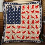 animal dogs quilt blanket d2322108