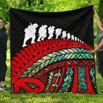 anzac new zealand poppies lest we forget maori soldiers paua jfj quilt fc d2389934
