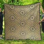 arabic star gold pattern dhcdhc dt1910 quilt blanket d2315359