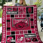 arkansas razorbacks 10 all season plus size quilt blanket d2354774