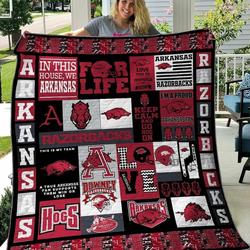 Arkansas Razorbacks B270611 Quilt Blanket