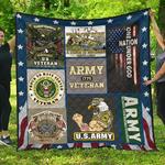 army one nation under god quilt blanket great customized blanket gifts for birthday christmas
