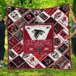 atlanta falcons football team quilt blanket great customized blanket gifts for birthday christmas
