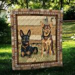 australian kelpie friend cl09100030mdq quilt blanket d2380487