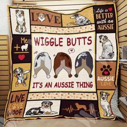 Australian Shepherd Dog Lnt0312029 Quilt Blanket