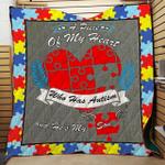 autism son a piece of my heart quilt blanket great customized gifts for birthday christmas d2348673